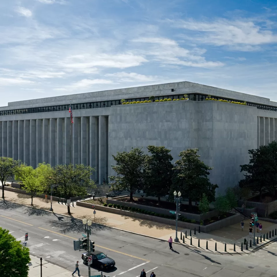 Exterior view of a building.