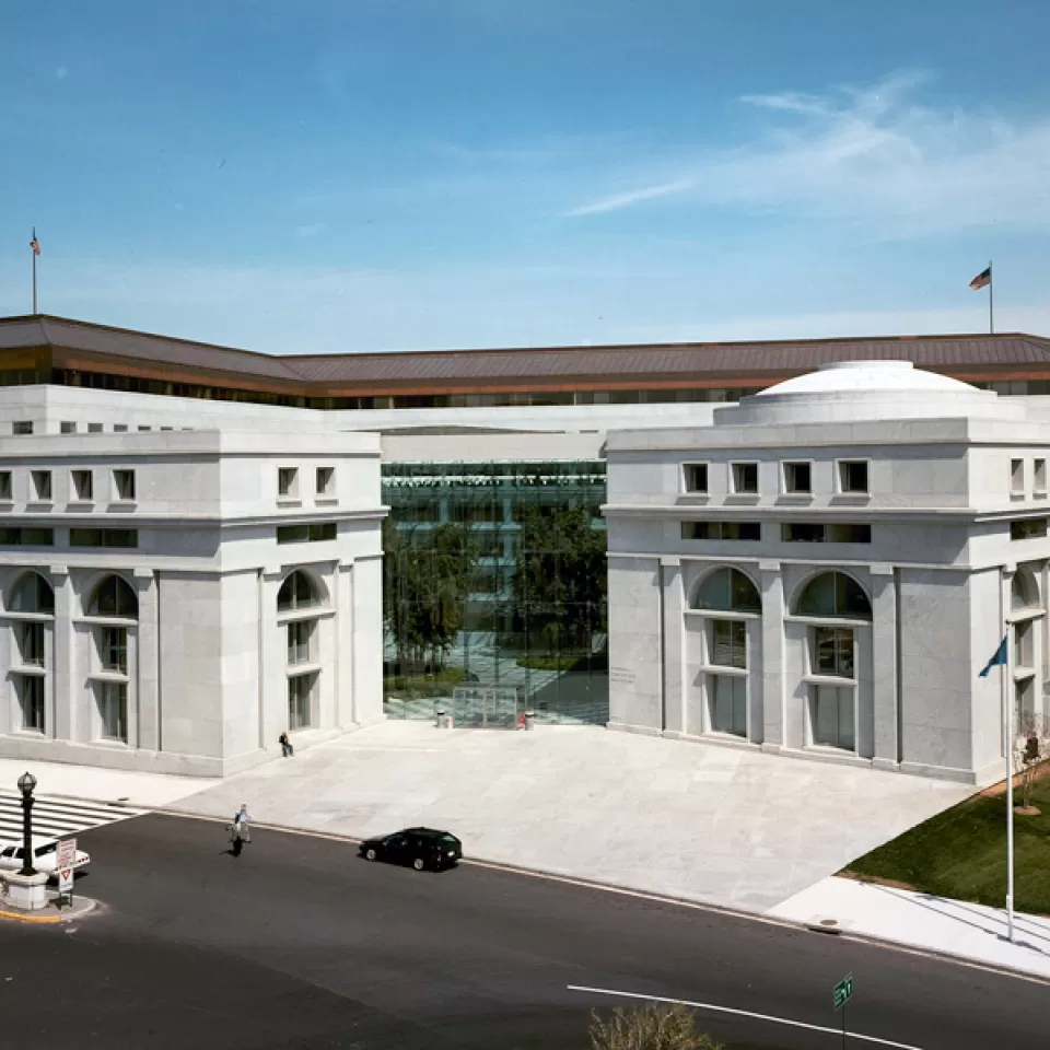 Exterior view of a building.