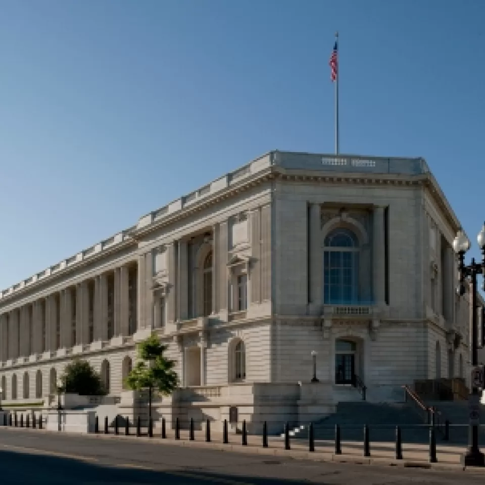 Exterior view of a building.