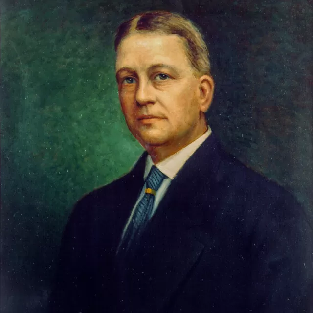 Painted portrait of Elliott Woods, Sixth Architect of the Capitol