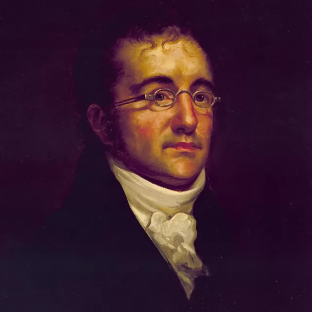 Painted portrait of Benjamin Henry Latrobe, Second Architect of the Capitol.