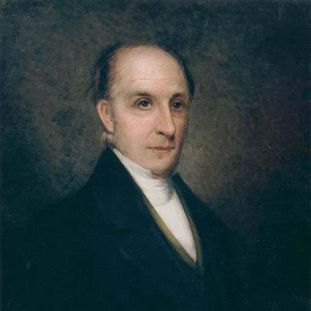 Painted portrait of Charles Bulfinch, Third Architect of the Capitol