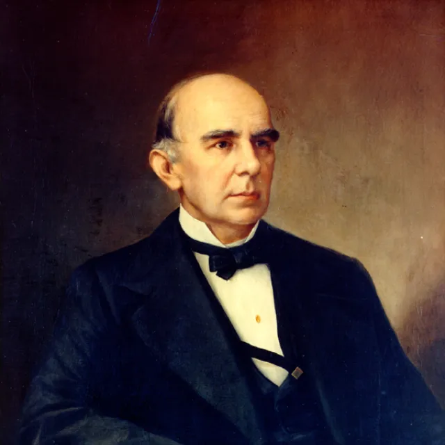 Painted portrait of Edward Clark, Fifth Architect of the Capitol.