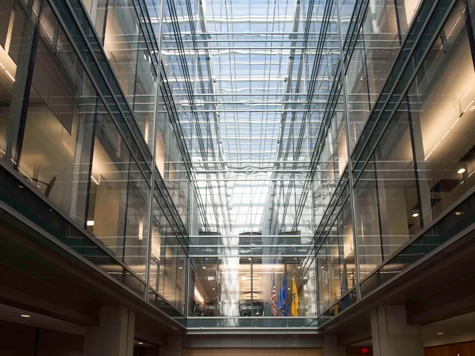 The renovation of the O’Neill Building modernized the facility and added an abundance of natural light.