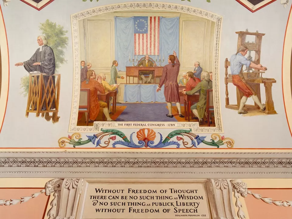 "The First Federal Congress, 1789" by Allyn Cox