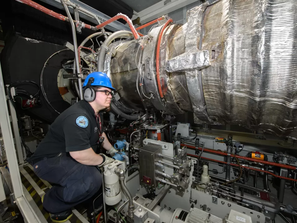 Christopher Bingaman, AOC Power Plant Operator at the Capitol Power Plant.