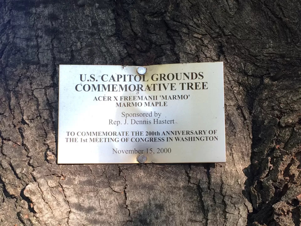 Photo of plaque.