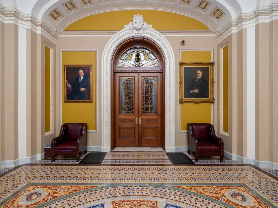 View of a doorway.