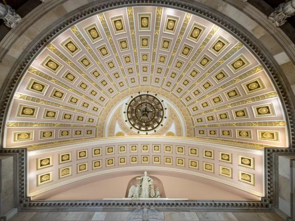 Interior of a building.
