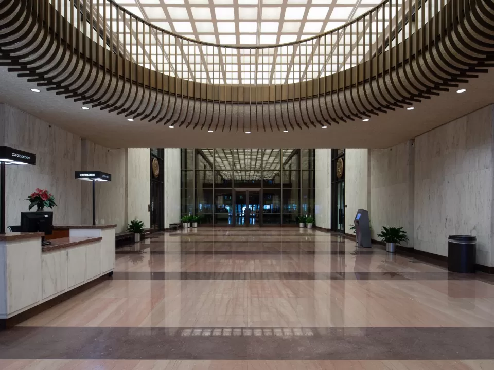 Building interior.