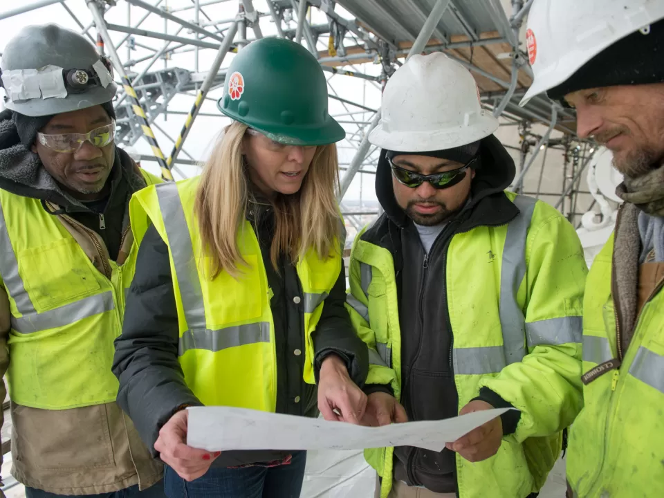 Women are integral members of the Dome Restoration Project