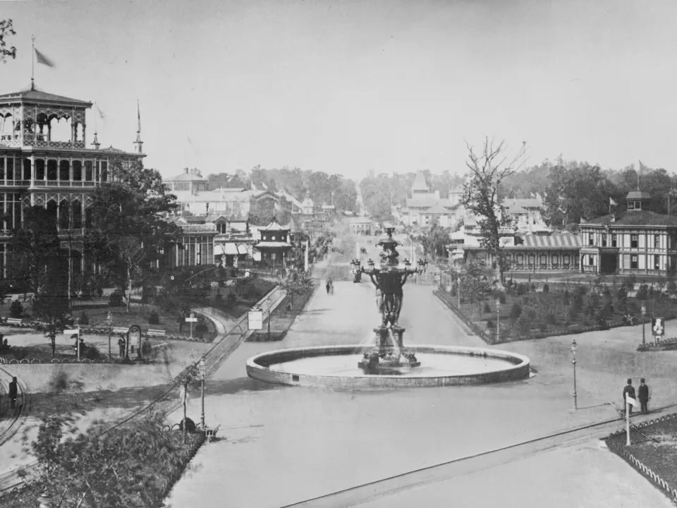 Bartholdi Fountain on Belmont Avenue in Fairmont Park in Philadelphia.