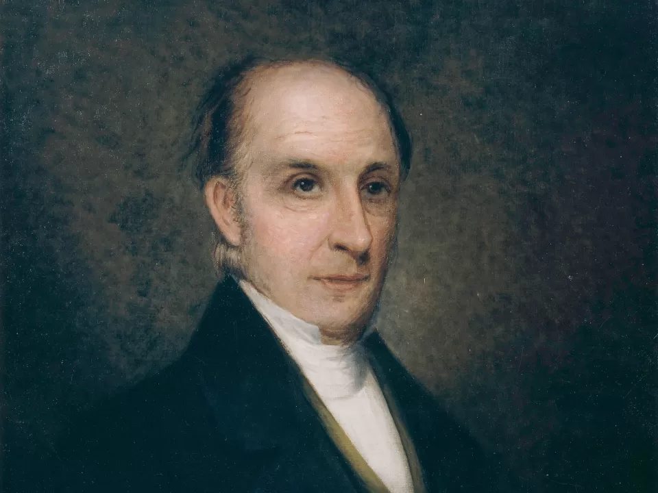 Painted portrait of Charles Bulfinch, Third Architect of the Capitol