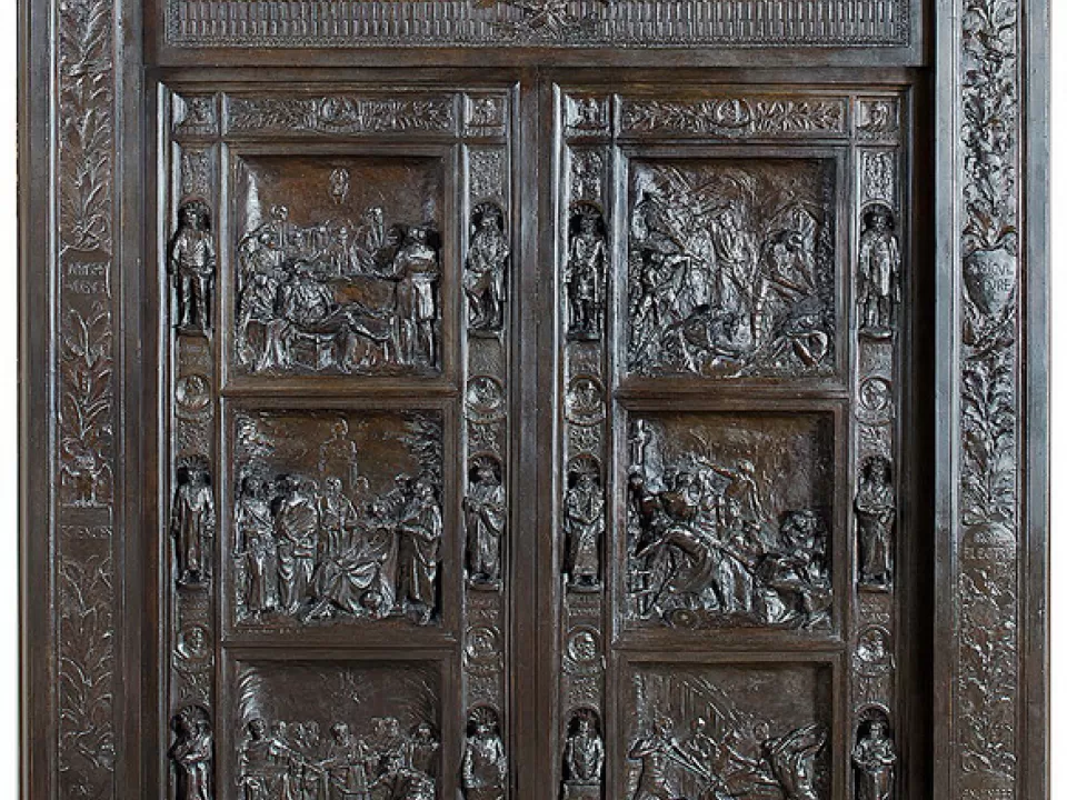 Decorative door.