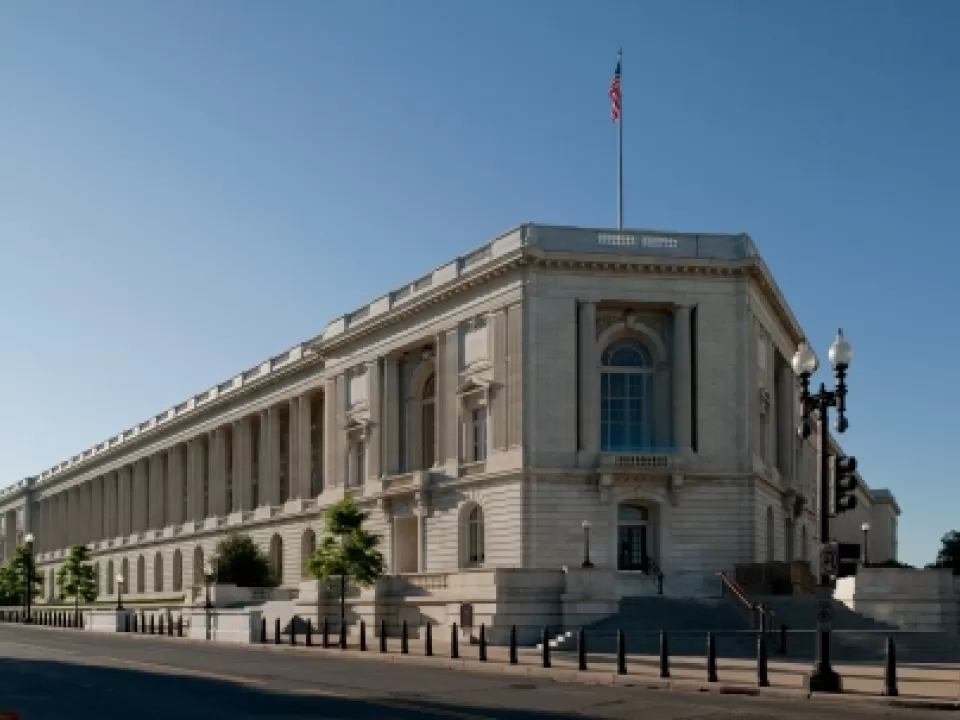 Exterior view of a building.