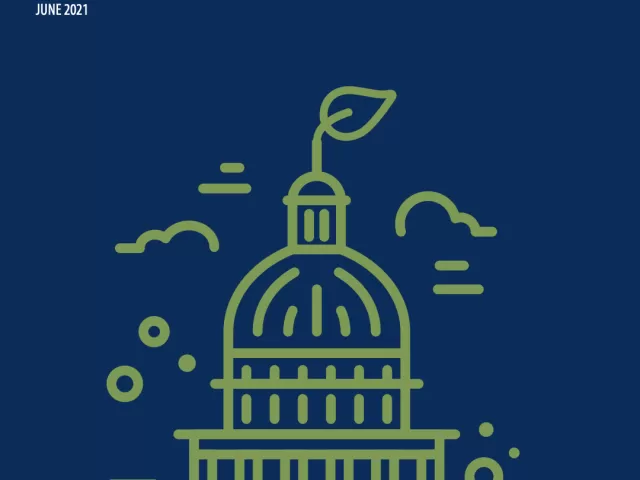 Cover Image: A LEGACY OF SUSTAINABILITY. THE ARCHITECT OF THE CAPITOL'S REPORT ON ENERGY AND CONSERVATION, JUNE 2021.