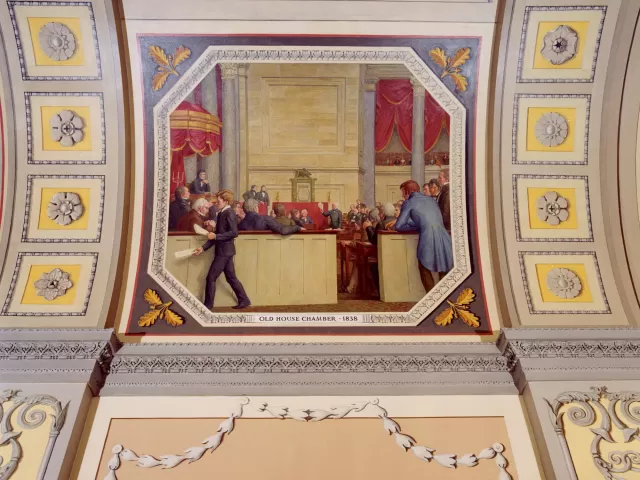 "Old House Chamber, 1838" by Allyn Cox
