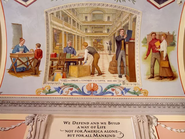 "The Library of Congress in the Capitol, 1800-1897" by Allyn Cox