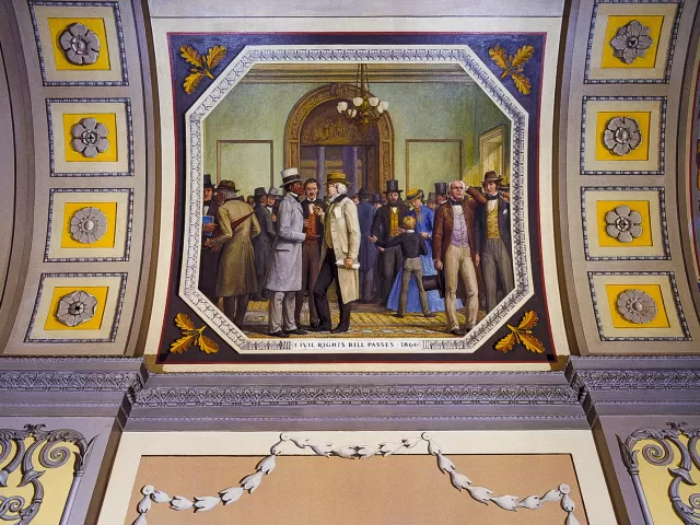 "Civil Rights Bill Passes, 1866" by Allyn Cox