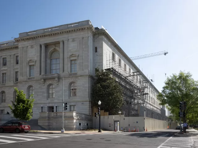 Exterior view of a building.