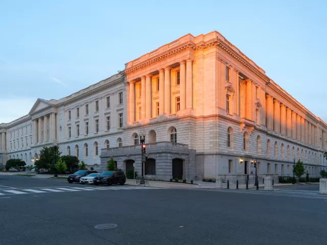 Exterior of a building.