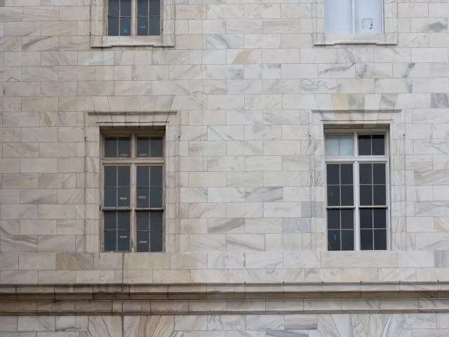 Exterior of a building.