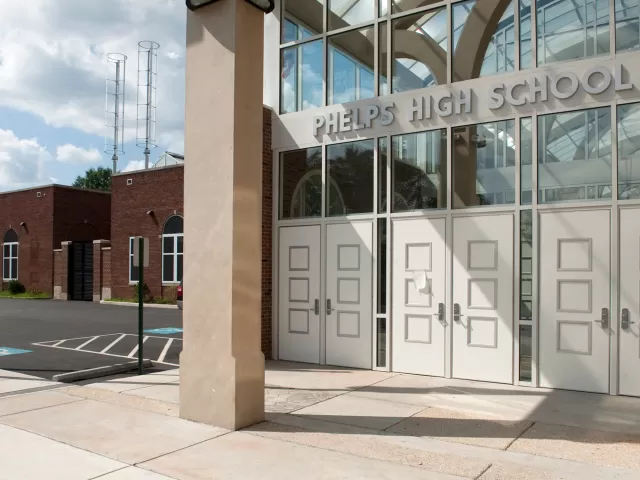 Entrance to a building.