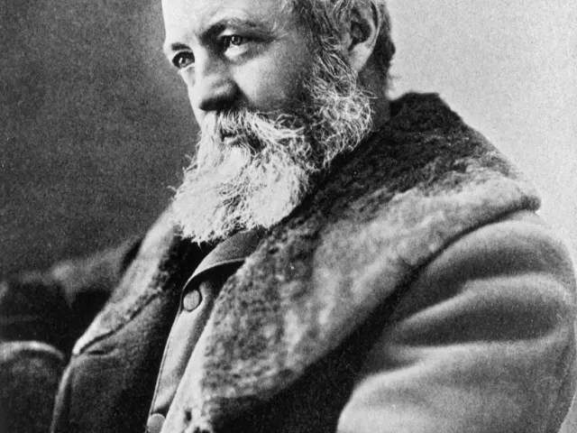 Portrait of Frederick Law Olmsted.