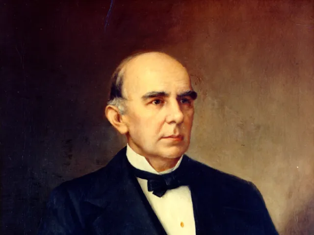 Painted portrait of Edward Clark, Fifth Architect of the Capitol.