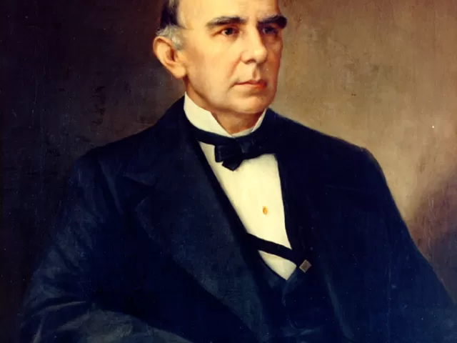 Painted portrait of Edward Clark, Fifth Architect of the Capitol.
