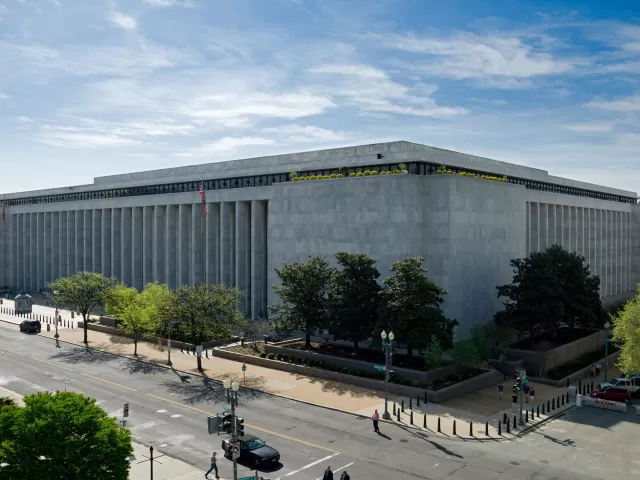 Exterior view of a building.