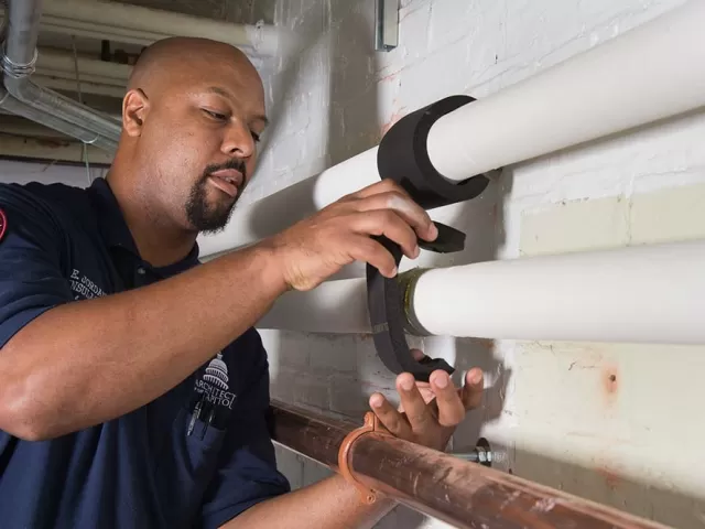 The work of the Capitol Building's Insulation Division is as "behind the scenes" as you can get.