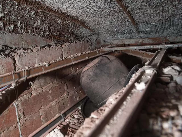 A bowler hat discovered during the renewal of the Cannon House Office Building.