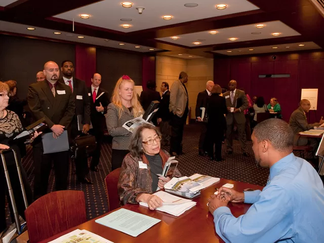 Attendees at AOC's 2010 Small Business Day.