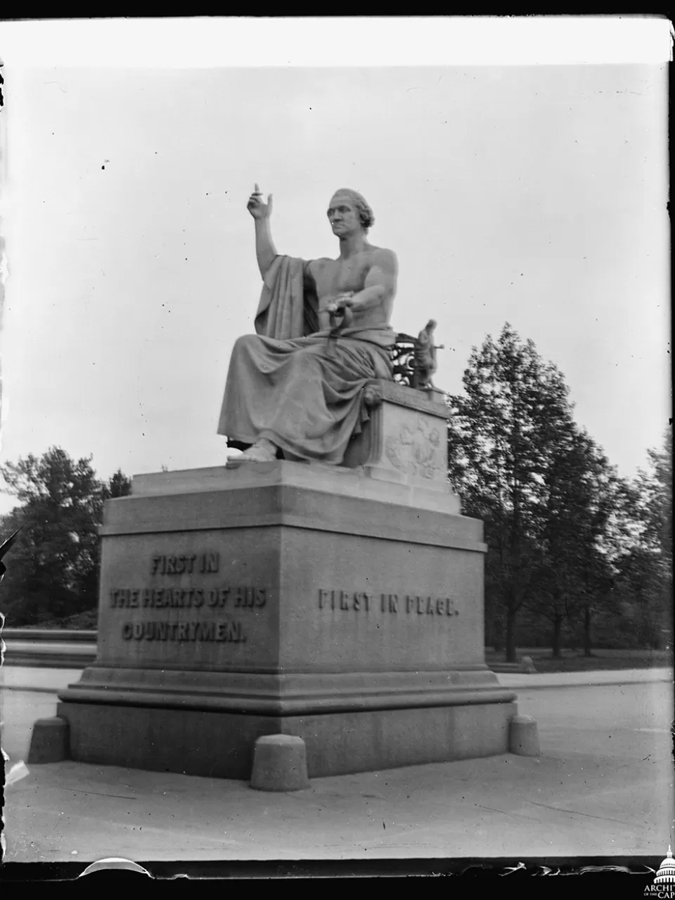 Statue of George Washington by Horatio Greenough