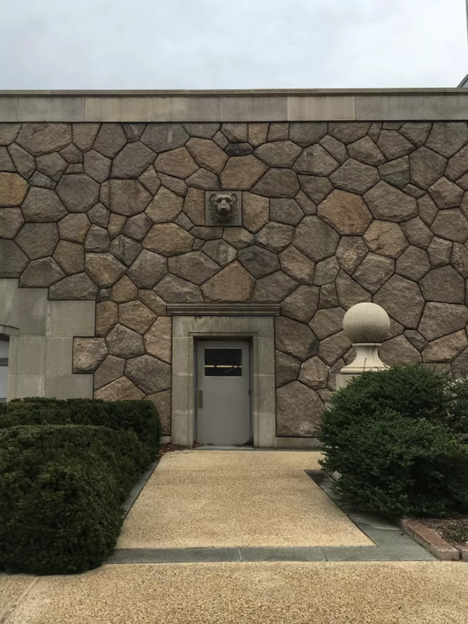 Rayburn House Office Building garage entrance.