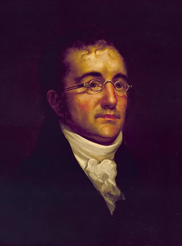 Painted portrait of Benjamin Henry Latrobe, Second Architect of the Capitol.