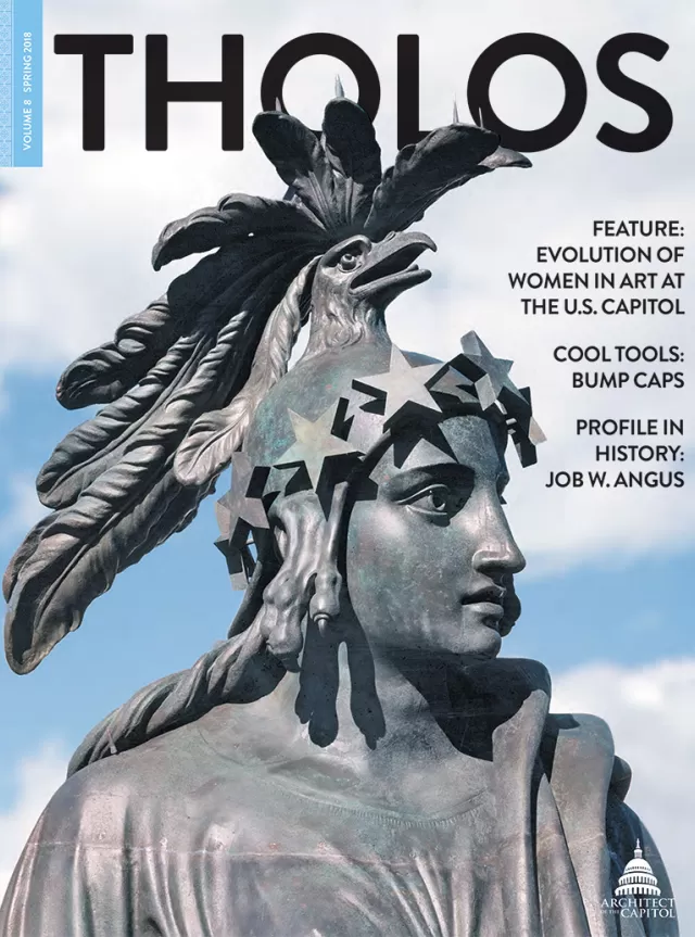 Tholos Magazine cover, Volume 8 Spring 2018.