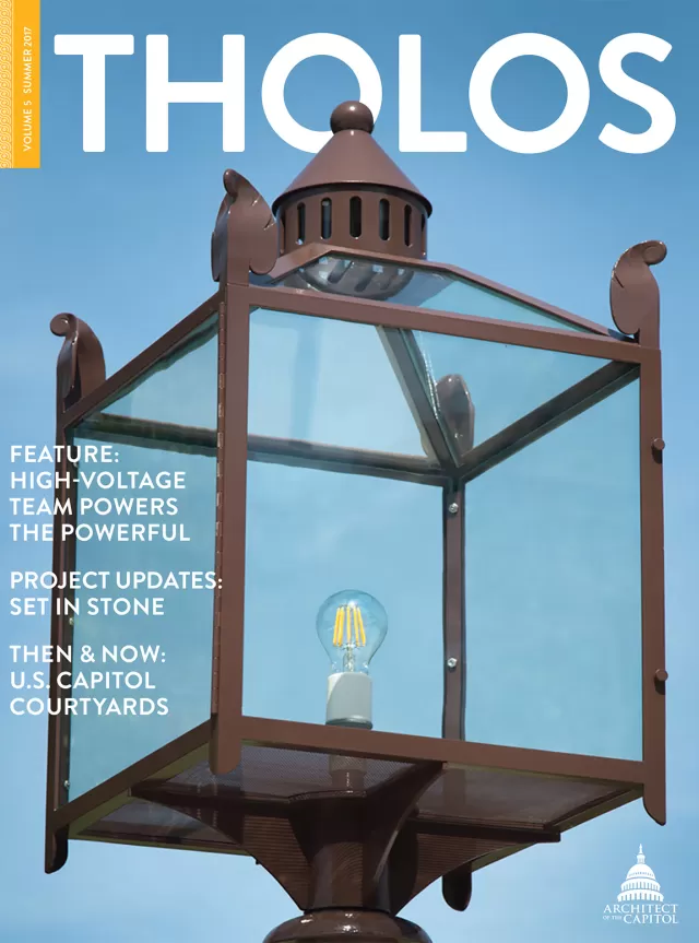 Tholos Magazine cover, Volume 5 Summer 2017.